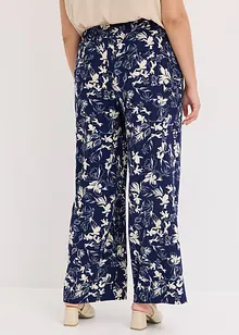 Pantaloni larghi con stampa, bonprix