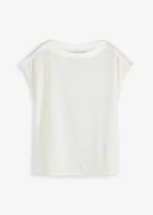 Maglia con dettaglio in satin, bonprix