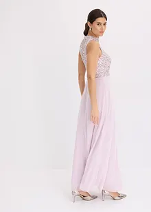 Abito lungo con paillettes, bonprix