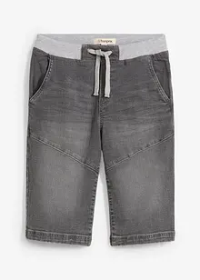 Bermuda di jeans elasticizzati regular fit, bonprix