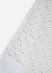 Tovagliette americane in cotone biologico con ricami (pacco da 2), bonprix