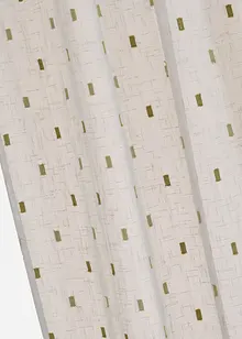 Tenda trasparente con ricamo (pacco da 1), bonprix