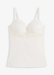 Canotta con reggiseno integrato e ferretto, bonprix