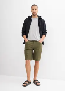 Bermuda in jeans elasticizzati, regular fit (pacco da 2), bonprix