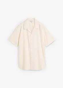 Camicia a maniche corte in misto lino, bonprix