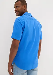 Camicia a maniche corte in misto lino, bonprix