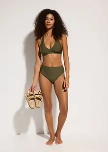 Slip per bikini a vita alta e sgambati, bonprix