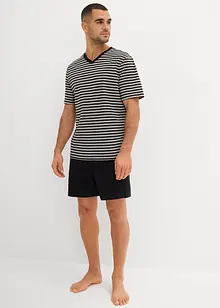 Pigiama estivo con scollo a V, bonprix