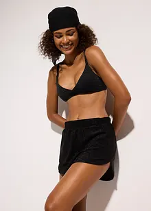 Shorts copricostume con filato glitterato, bonprix
