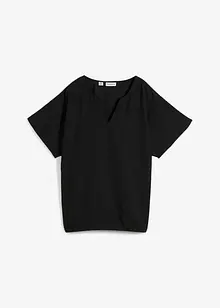 Blusa oversize con fondo elastico, bonprix