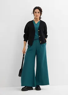 Pantaloni a palazzo con pinces, bonprix