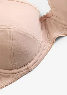Reggiseno push-up con ferretto in cotone biologico elasticizzato (pacco da 2), bonprix