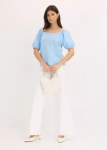 Maglia con maniche a sbuffo, bonprix