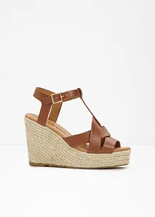Sandali con zeppa, bonprix
