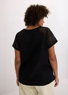 Maglia con pizzo, bonprix