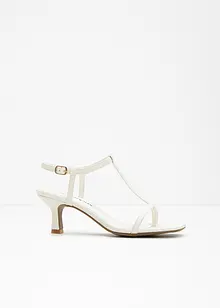 Sandali con tacco e cinturino, bonprix