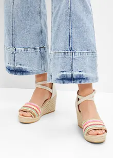 Sandali con zeppa, bonprix