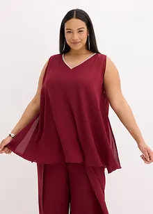 Blusa con strass, bonprix