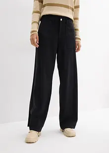 Pantaloni larghi in misto lino fresco, bonprix