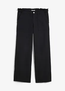 Pantaloni larghi in misto lino fresco, bonprix