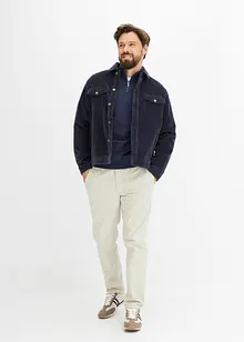 Felpa con colletto e zip, bonprix