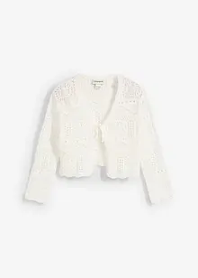 Bolero con ricami e maniche a 3/4, bonprix