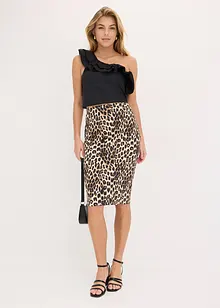Blusa con volant, bonprix