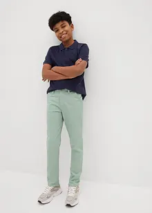 Pantaloni chino in cotone elasticizzato, slim fit, bonprix
