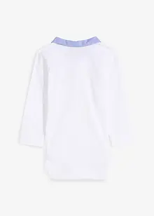 Body con colletto in puro cotone biologico, bonprix