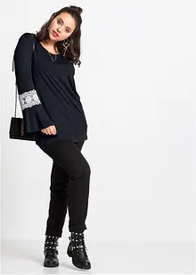 Pantaloni elasticizzati in twill, bonprix