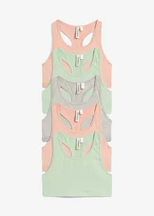 Reggiseno bustier con cotone biologico (pacco da 5), bonprix