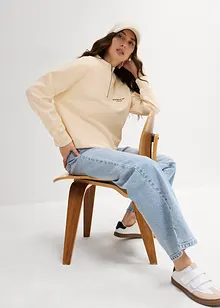 Felpa oversize in puro cotone biologico, bonprix