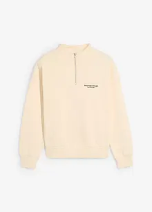 Felpa oversize in puro cotone biologico, bonprix