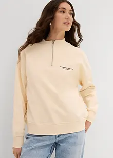 Felpa oversize in puro cotone biologico, bonprix