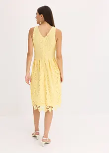 Abito in pizzo con inserto all'uncinetto, bonprix