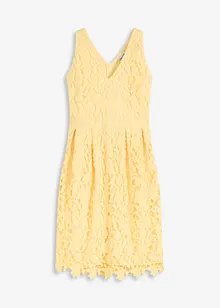 Abito in pizzo con inserto all'uncinetto, bonprix