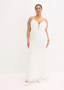 Abito da sposa ricamato con paillettes, bonprix