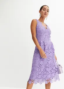 Abito in pizzo con inserto all'uncinetto, bonprix