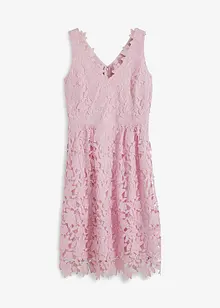 Abito in pizzo con inserto all'uncinetto, bonprix