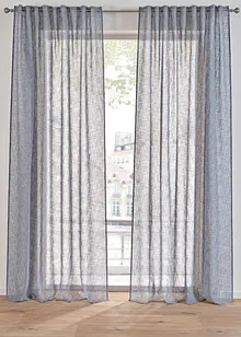 Tenda trasparente effetto lino (pacco da 1), bonprix