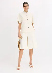 Camicia in misto viscosa fine, bonprix