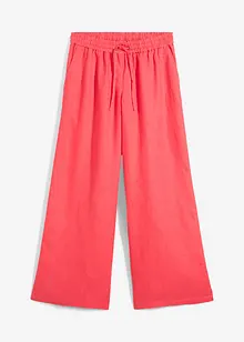 Pantaloni a palazzo in puro lino, bonprix