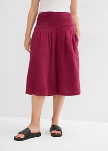 Pantaloni capri in mussola, bonprix