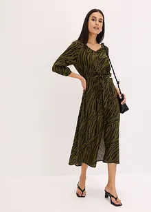 Abito midi in viscosa fluente, bonprix