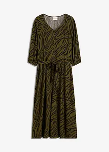 Abito midi in viscosa fluente, bonprix