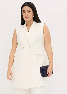 Gilet lungo stile blazer, bonprix