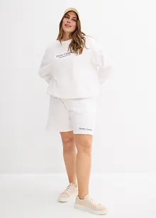 Felpa oversize con ricamo, bonprix