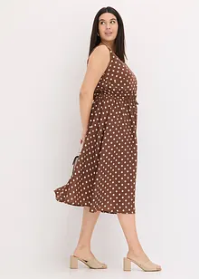 Abito midi con laccetto da annodare, bonprix