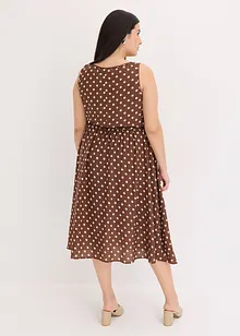 Abito midi con laccetto da annodare, bonprix