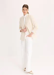 Blazer con lyocell effetto crinkle, bonprix